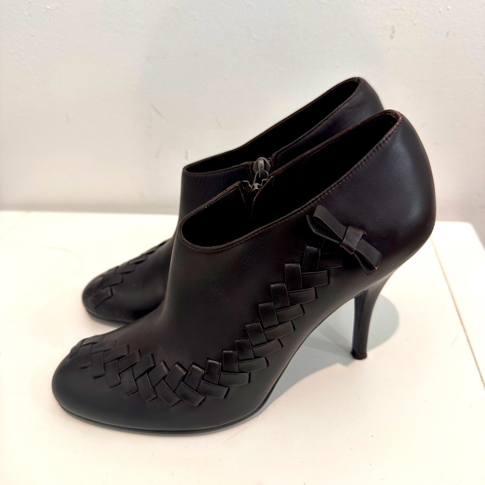 Ferregamo brown booties